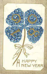 1908 A Happy New Year Postcard