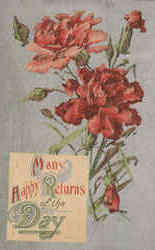 Many happy Returns of the Day Postcard