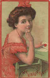 Will you be my Valentine? Postcard