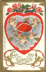 To my Valentine Postcard