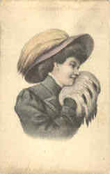 Glamour: Beautiful Woman Postcard