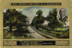 No. 10 Lover's Lane, Saint Jo by Eugene Field Postcard