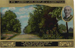 No. 2 Lovers Lane, Saint Jo by Eugene Field Postcard