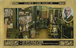 Lover's Lane, Saint Jo. Postcard
