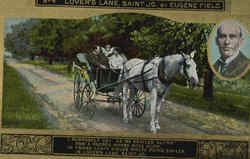 No 4 Lovers Lane, Saint Jo by Eugene Field Postcard