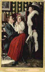 A Little Recreation Romance & Love Postcard Postcard