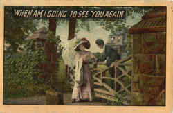When am I going to see you again? Postcard