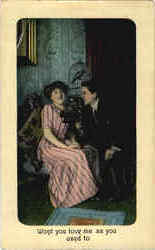 Wont you love me as you used to? Postcard