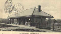 Park Street Station Upper Montclair, NJ Depots Postcard Postcard