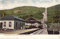 Otis Elevated Railway Catskills, NY Trains, Railroad Postcard Postcard