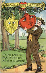 Advice to the Lovelorn Postcard