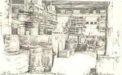 Miner Grants General Store Postcard