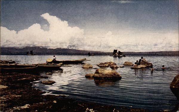 Moro Vintas on Beautiful Lake Lanao, Mindanao Philippines