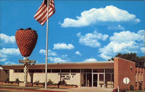 Strawberry Point Town Hall & Library Iowa