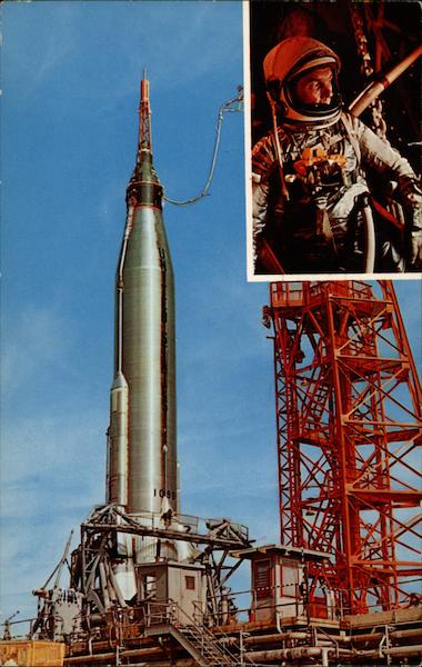 View of Atlas and Friendship 7 Space & Rockets
