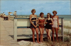 Tower Beach Fort Walton Beach, FL Postcard Postcard