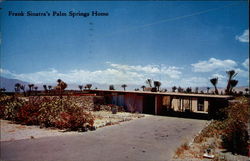 Frank Sinatra's Palm Springs Home California Postcard Postcard