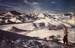 Winter Sports at Sun Valley, Idaho Postcard