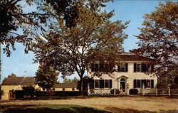 A View of the Salem Towne House, Old Sturbridge Village Massachusetts Postcard Postcard