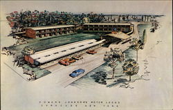 Howard Johnson's Motor Lodge Postcard