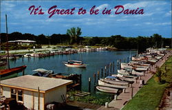 It's Great to be in Dania Florida Postcard Postcard