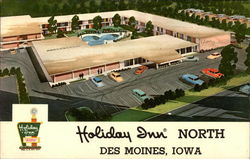 Holiday Inn North Des Moines, IA Postcard Postcard