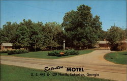 Eatonton Motel Georgia Postcard Postcard