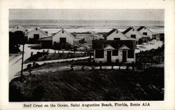 Surf Crest on the Ocean Route A1A Saint Augustine Beach, FL Postcard Postcard