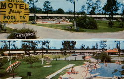 Motel Jesup Georgia Postcard Postcard
