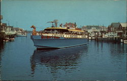 The Cruiser "Sightseer" In Ottens Harbor Wildwood, NJ Postcard Postcard