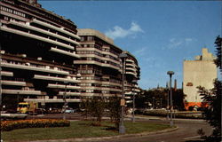 Watergate Office Building and Howard Johnson Motel Postcard