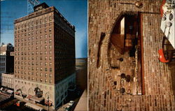 Hotel Claridge and Famous Bell Tavern Memphis, TN Postcard Postcard