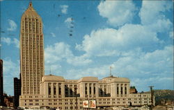 Gulf and Federal Reserve Buildings Postcard