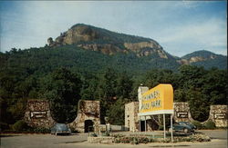 Entrance to Chimney Rock, North Carolina Postcard