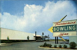 Thunderbird Bowling Lanes Virginia Beach, VA Postcard Postcard