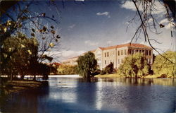 Agriculture Building, Manzanita Lake, University of Nevada Reno, NV Postcard Postcard