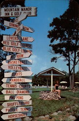 Mountain manor Inn and Golf Club Postcard