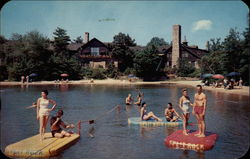 Split Rock Lodge and Cottages White Haven, PA Postcard Postcard