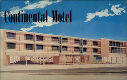 Continental Motel Postcard