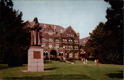 Comenius Hall - Moravian College Postcard