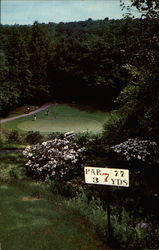 Pocono Manor Inn and Golf Club atop the Poconos Pennsylvania Postcard Postcard