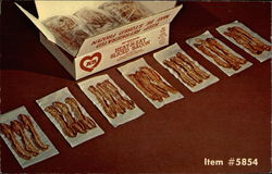 A&B Heat-N-Eat Sliced Bacon - Item #5854 Allentown, PA Advertising Postcard Postcard
