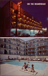 Californian Motel, On The Boardwalk Atlantic City, NJ Postcard Postcard