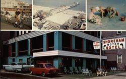 Shoreham Motor Hotel Atlantic City, NJ Postcard Postcard