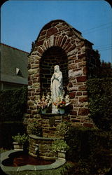 Shrine at Our Lady Star of the Sea Church Postcard