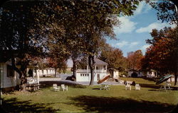 White Cabin Motel Postcard