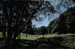 Golf course at Vacation Valley Echo Lake, PA Postcard Postcard