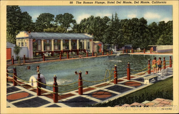 The Roman Plunge, Hotel Del Monte California