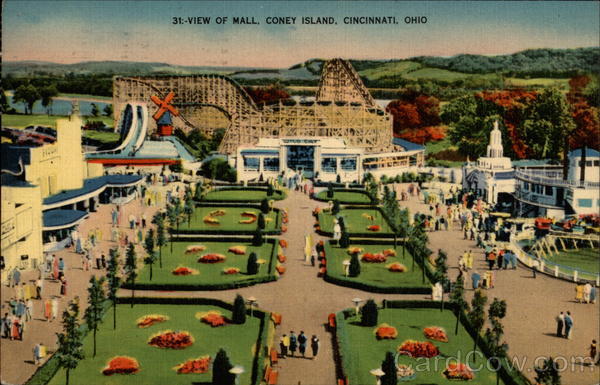 View of Mall, Coney Island Cincinnati Ohio