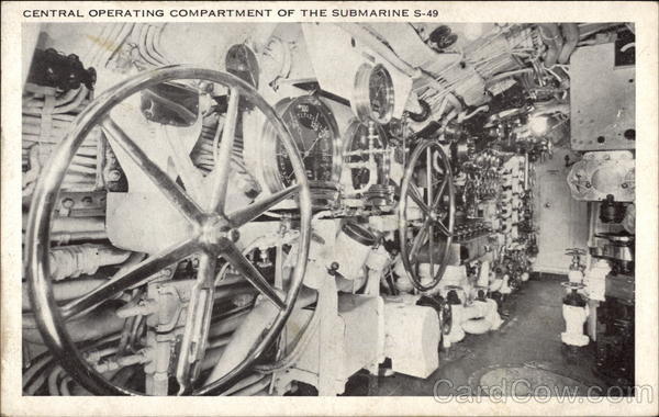Central Operating Compartment of the Submarine S-49